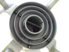 dxsatcs C BAND POLAROTOR with servo controlled  detail na ozarovac s depolarizacnou dostickou  c3